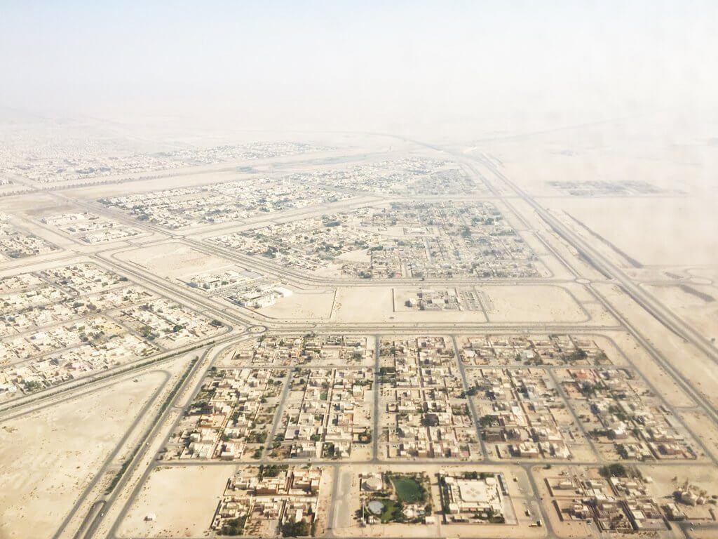 Desert Airplane views sometimes lead to jet lag