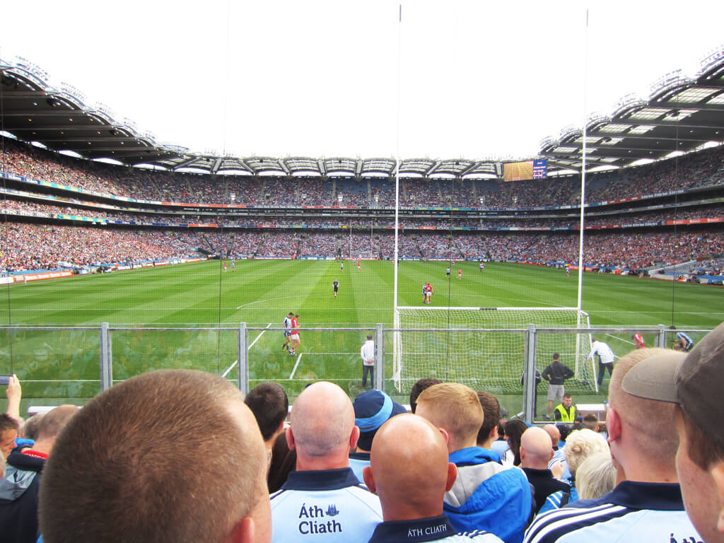 Dublin's GAA Croke Park, View from Hill 16